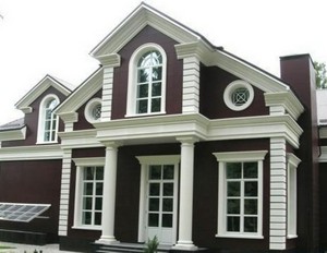 Элементы декора фасада из пенопласта