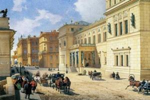 Цвет фасада Эритажа 1861г
